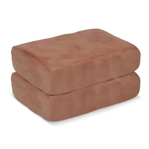 ZEHIQ Air Dry Clay-2.2lb Natural Terracotta Pottery Clay for Craft Projects - color: terracotta