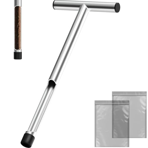 17in Soil Probe Soil Sample Ergonomic T-Style Stainless Steel - color: 17in