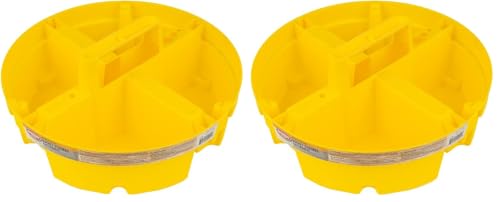 Bucket Boss - Bucket Stacker Small Parts Organizer, Bucket Organization (15051), Yellow (Pack of 2) - size: 1 Count (Pack of 2)
