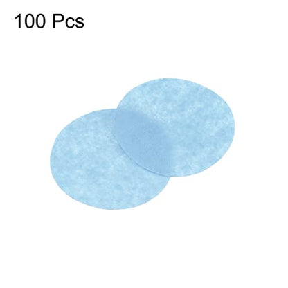 HARFINGTON 100pcs Round Felt Circles, 50mm 2" Pre Cut Felt Craft Pads Non-Woven Mini Felt Fabric Circles for DIY Sewing Handcraft Cut Projects Craft Finishing, Blue - color: Blue, size: 50mm
