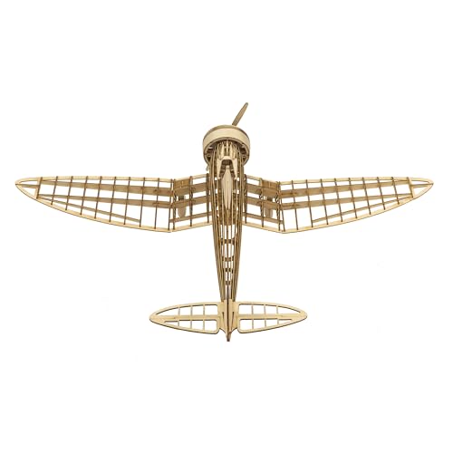 Viloga 3D Wooden Puzzles Airplane 1:31 KA-14 Fighter, Laser-Cut Balsa Wood Airplane Kits to Build for Adults, Perfect Static Model Airplane Puzzles for Men Christmas Gift