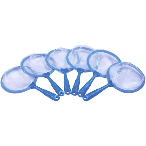 Set of 6 – 9" Science Exploration Nets for Water Play, Nature Walks & STEM Discovery – Sensory Learning Tools for Kids Ages 3+