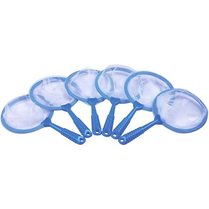 Set of 6 – 9" Science Exploration Nets for Water Play, Nature Walks & STEM Discovery – Sensory Learning Tools for Kids Ages 3+