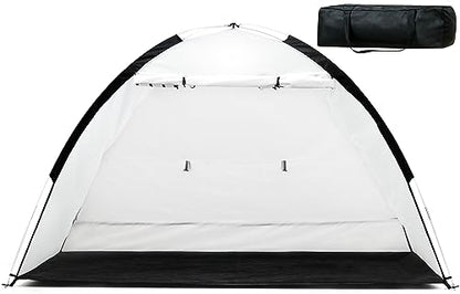 7x4x4ft Portable Spray Paint Booth Tent, Paint Tent with Built-in Floor - color: 7x4x4ft-Medium(Assembly)