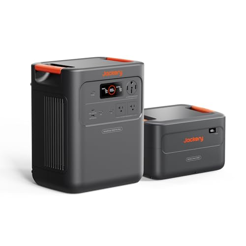 Jackery HomePower 3600 Pro Max and Battery, 7168Wh, 2000W 120V/4000W 240V - style: HomePower 3600 Pro Max+Extra Battery