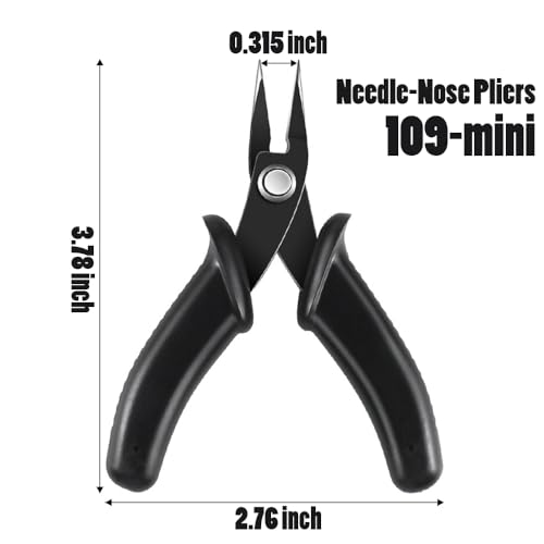Model Tools Kit for 3D Metal Earth Puzzle Cutter,3pcs Professional Cone Shape Bending Assist Tools Clipper & Needle Nose Pliers & Straight-Head Tweezer for Cutting DIY Building Metal Jigsaw Assembling