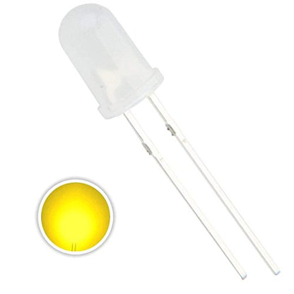 100pcs 5mm LEDs Yellow LED Emitting Diodes - color: I)yellow(100pcs)
