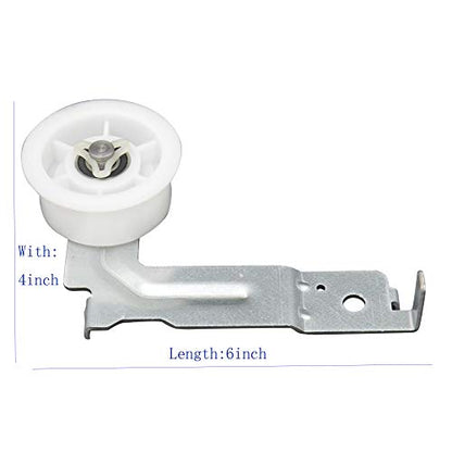 ATMA SUPPLY Upgraded Dryer Repair Kit Compatible with Samsung Includes DC97-16782A Drum Roller DC93-00634A Pulley DC61-01215B Spring 6602-001655 Belt Replaces AP5325135 AP6038887 PS4221885 PS4133825