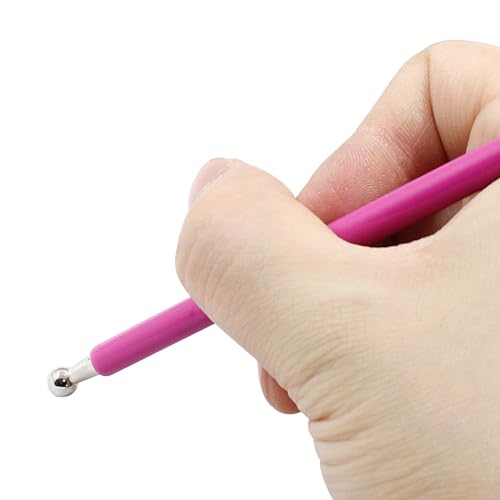 Cake Decorating Metal Ball, Red, Set of 4 - color: Red