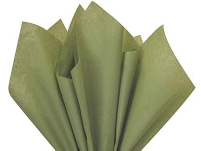 Tapestry Green Tissue Paper Squares, Bulk 24 Sheets, Premium Gift Wrap and Art Supplies for Birthdays, Holidays, or Presents by Feronia packaging, Large 20 Inch x 26 Inch - color: TapestryGreen