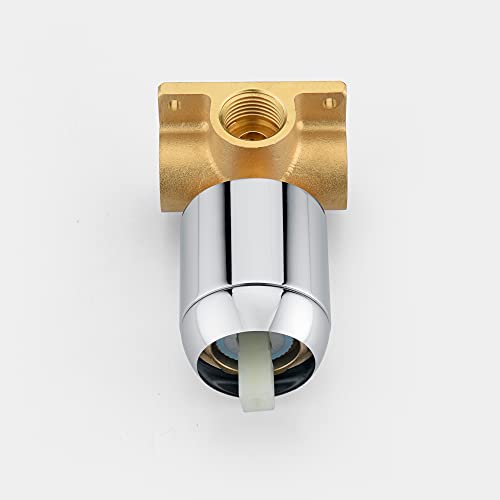 SUMERAIN Bathroom Shower Faucet Set With Valve, Chrome - color: Chrome, size: Solid Brass Valve