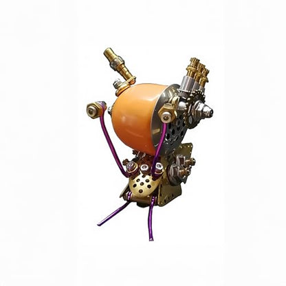 Steampunk Snail 3D Metal Puzzle Mechanical Kits 140+ Pcs DIY Assembly Model 3-Star Difficulty STEM Premium Desktop Decor Christmas & Birthday Gift for Teens Men Adults (Snail-O) - style: Snail-O