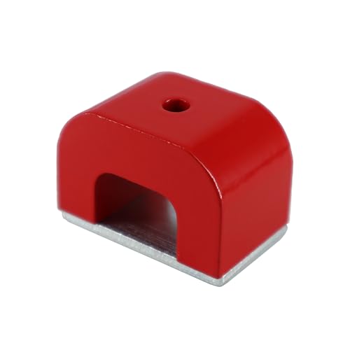 Red Horseshoe Magnet, 15 LBS Pull, Horseshoe Magnet for Nails & Education - size: Small/15lb