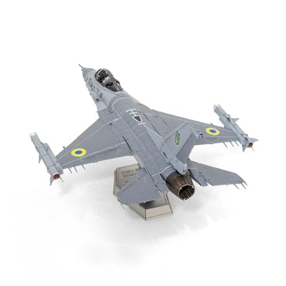Metal Earth F-16 Fighting Falcon Ukrainian Air Force 3D Metal Model Kit Fascinations