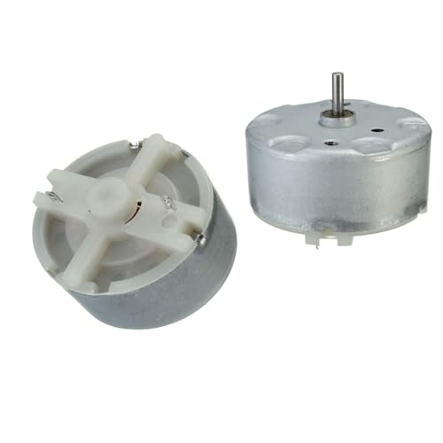 2Pcs Micro Motor Mini DC Motor 1.5V-5V 2700RPM Electric Motor 32mm Diameter RF-500TB-18280 Motor