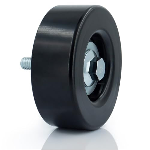 Belt Idler Pulley, 36299, 12555609, 12669569 Belt Pulley Compatible with Select Buick, Chevrolet, GMC, Hummer, etc Models. Automotive Replacement Idler Pulley by KeeRoarin (with Bolt), Black - size: 36299 - GM