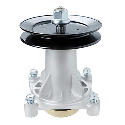 187292 Spindle Assembly 2246 LS, YTH 20K46, YTH2042, CT154 Compatible with Craftsman Husqvarna AYP 42", 46", 48" and 54" Decks 192870, 532192870, 532187292, Includes Pulley 195945,197473 - size: 3 Spindles + 3 pulley