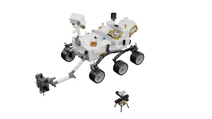 Brick Loot Mars Rover Building Set - Space Exploration Model (603 Pieces)