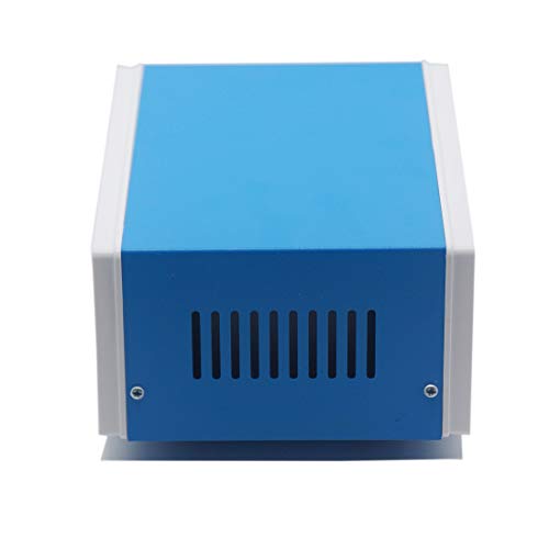 Zulkit Electronic Enclosures Blue Metal Enclosure Project Case DIY Box Junction Case Enclosure Preventive Case 6.7 x 4.3 x 3.1 inch(170 x130x80mm) - size: 6.7" x 4.3" x 3.1"