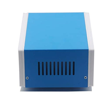 Zulkit Electronic Enclosures Blue Metal Enclosure Project Case DIY Box Junction Case Enclosure Preventive Case 6.7 x 4.3 x 3.1 inch(170 x130x80mm) - size: 6.7" x 4.3" x 3.1"