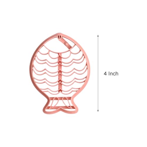 GOTO CLAY TOOLS Trinket Fish Cutter for Polymer Clay, Fish Trinket Dish Cutter, 4 inch Length, Embossed Polymer Clay Cutters, Sharp Edge TR-Fish - color: FISH