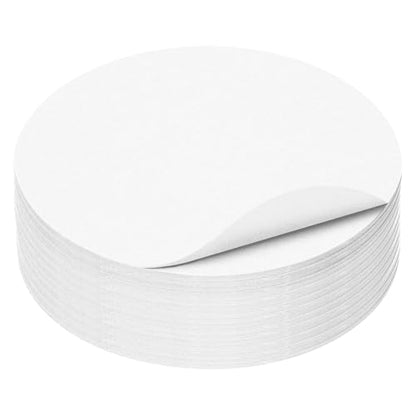 Koogel 300 Sheets Circle Origami paper, 6 Inches Craft White Copy Paper, for Arts and Crafts Making, Student Back to School Supplies