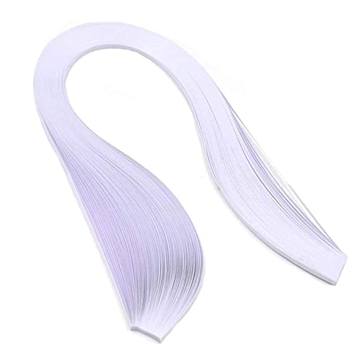 ODETOJOY White Quilling Paper Strips for Crafts Paper Quilling 3mm/5mm/7mm/10mm Set-120pcs, 54cm - size: 1.5/3/5/7/10mm set