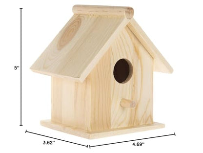 Hobby Lobby Woodpile Fun! Unfinished Wood Birdhouse for Kids and Adults