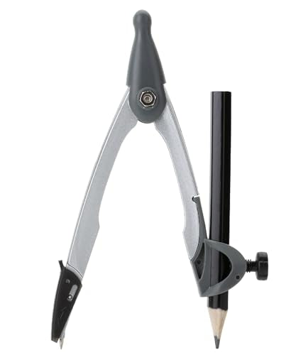 Mr. Pen- Geometry Compass, 4.8", Precision Drafting Compass with Pencil