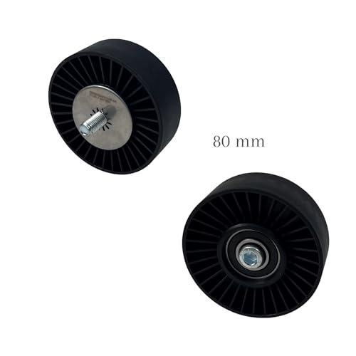 Drive Belt Kit with Tensioner Assembly + 2 Idler Pulleys for BMW 135i 335i (07-10)