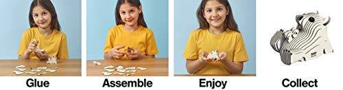 EUGY 3D Polar Bear Model, Craft Kit - style: Polar Bear