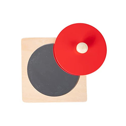 Adena Montessori Play Kit: Knob Puzzle & Fabric Ball, 6-12m