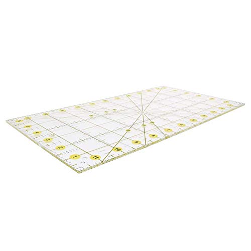 Acrylic Quilting Ruler 6.5" x 12" Fabric Cutting Ruler for Sewing Crafts