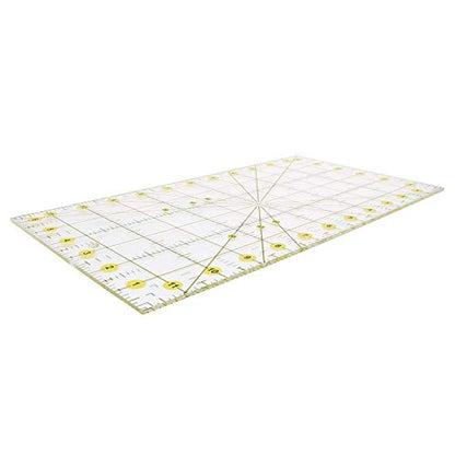 Acrylic Quilting Ruler 6.5" x 12" Fabric Cutting Ruler for Sewing Crafts