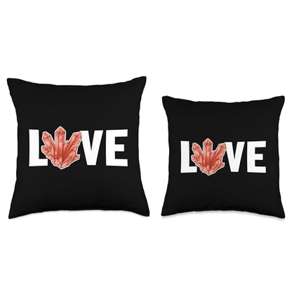 Best Rocks And Minerals Kit Guide Collection Gifts Love Geologist Rockhounding Mineral Collector Throw Pillow, 16x16, Multicolor - size: 16x16