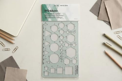 Printtoo Precision Geometry Drafting Stencil Ruler Technical Tool Set - color: Series -PRTD-2843A