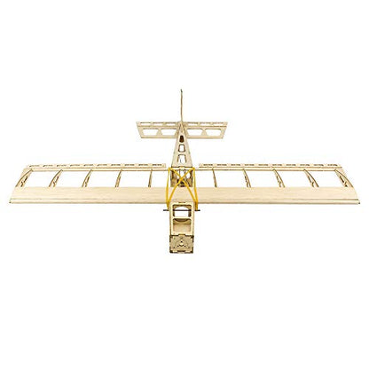 Balsa Wood Airplane R03 STICK-06 Model Aircraft, 580mm Wingspan Unassembled Flying Model Aircraft to Build, DIY RC Airplane Kit for Adults Beginners (KIT Only w/o Power System or Radio Control) - color: Kit