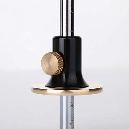 Mr. Pen Wheel Marking Gauge, 2 Extra Blades, Laser Engraved Graduations, Solid Brass Face, Adjustable