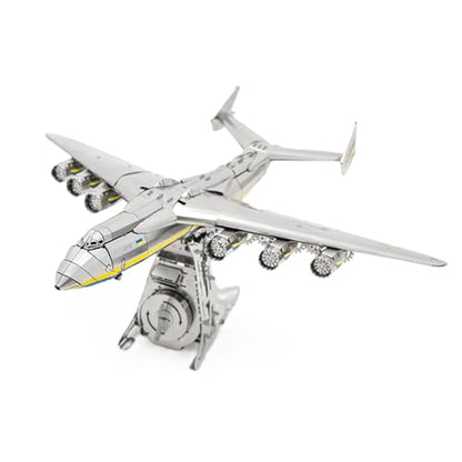 METAL-TIME ANTONOV Mriya AN-225 Official DIY Mechanical Model Kit - Cargo Aircraft 3D DIY Kit - Airplane Working Model - Ukrainian Dream