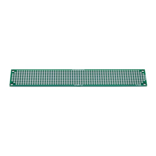 Double Sided LF HASL Perf Board, PCB Board, Electronic Circuit Board for DIY Prototype Circuit, FR4, Plated Through Hole Solder Prototype Board, ST-PERF-1-6 (1" x 6") - style: 1" x 6"