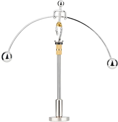 Sunnytech Steel Physics Toy Kinetic Art Balance Toy Balancing Decompressive Science Psychology Home Office Toy for Desk Decor Golden Pants Hercules WJ149 - style: WJ149