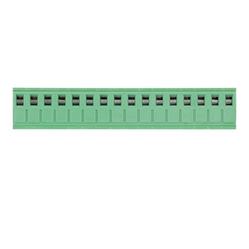 5Pcs 16 Pin 5.08mm PCB Screw Terminal Block, Pluggable Connector - size: 5pcs 16P 5.08mm