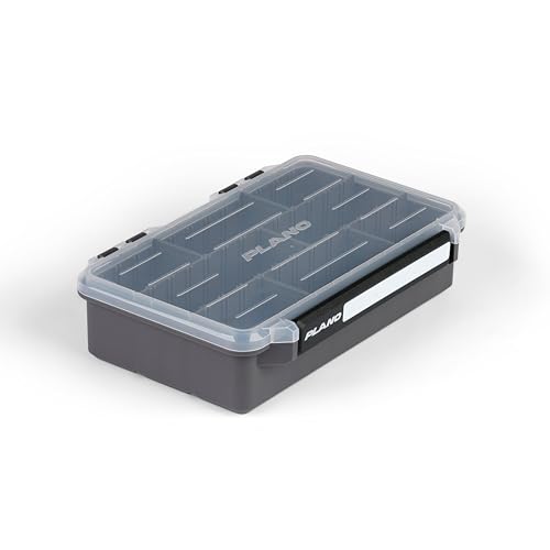 Plano StowAway 3600 Deep Stow Tackle Box with Corrosion-Preventive Rustricor, Single Latch Design, Transparent DuraView Lid, Stackable Storage for Fishing Bait, Lures and Gear - size: 3600 Deep, style: New Model