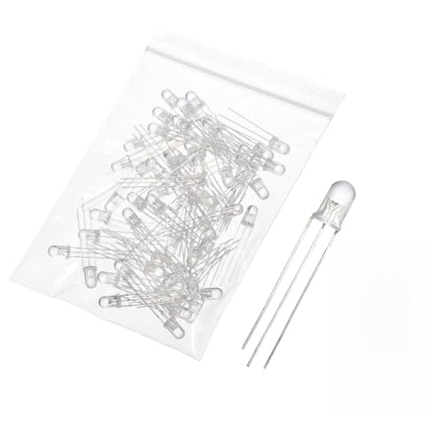 MECCANIXITY 240Pcs 5mm LED Diodes Red+Green Light Common Cathode - size: 5mm