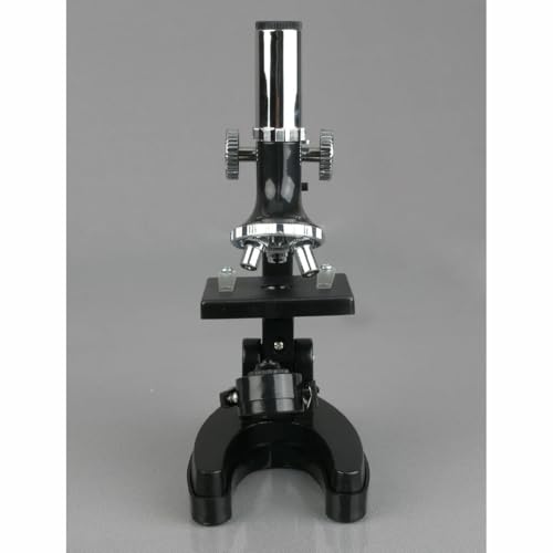 AmScope M30-ABS-KT1-WM 240X-480X-1200X Metal Arm Compound Microscope Kit - color: Black, size: 12.99 inches x 9.84 inches x 6.69 inches
