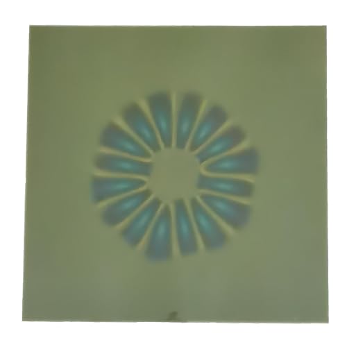 Magnetic Field Viewing Film 4"x4", Magnetic Flux Display, Magnet Pattern Detector, Scientific Project Teaching, Reusable and Automatic Recovery,Magnetic Field Viewer - 1Pack - size: 4"x4"