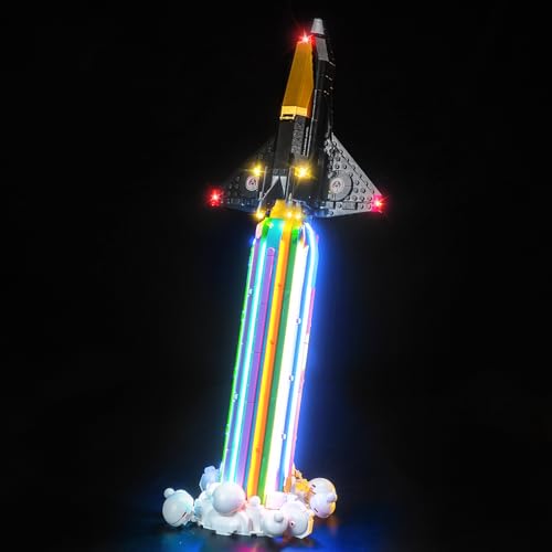 LED Lighting Compatible with Lego Over The Moon 10391, Light Kit Compatible with Lego 10391, Giving Light to Model, NOT Included The Model Set