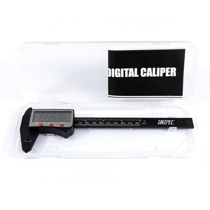 6" Digital Caliper,Metric/Imperial/Fraction - color: Black-3 modes