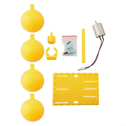 Wind Turbine Generator Kit With Brushless DC Motor And Tail For DIY Wind Power Learning, Educational Science Project ABS And Mental