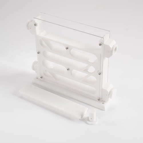 Ant Farm Observation Nest, White, Multi-Layer Educational Formicarium with 4 Extension Ports, Vertical Standing Design